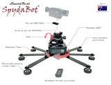 SpydaBot thermal mount attached to vehicle bonnet