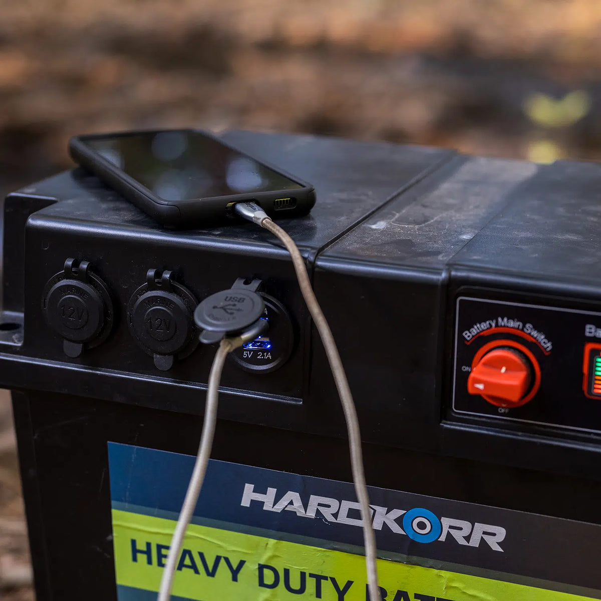 Hard Korr Heavy Duty Battery Box Black Deep Cycle The Merchants Australia