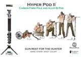 Hyper Pod II Shooting Stick Smart Rest