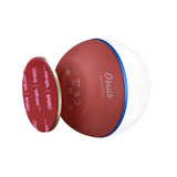 Olight Obulb 55 Lumens Magnetic Lantern in Wine Red color with a white dome-shaped top