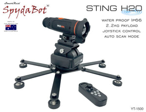SpydaBot STING H20 mounted on 4WD for thermal scanning