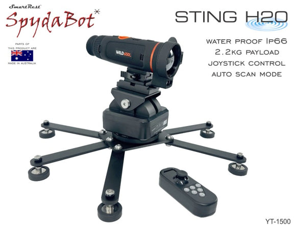 SpydaBot STING H20 mounted on 4WD for thermal scanning