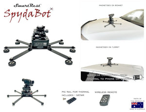 SpydaBot thermal mount attached to vehicle bonnet
