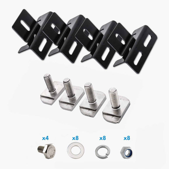 Fixed Solar Panel Roof Mounting Brackets