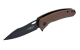 CAMILLUS BLAZE™ FOLDER, 6.75" FOLDING KNIFE, BROWN