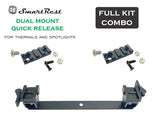 SmartRest Dual QR Mount + 2 x Rails